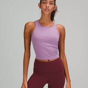 Ebb to Street Cropped Racerback Tank Top